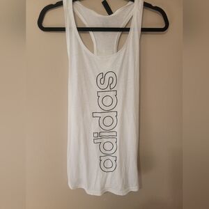 Adidas White Tank Top